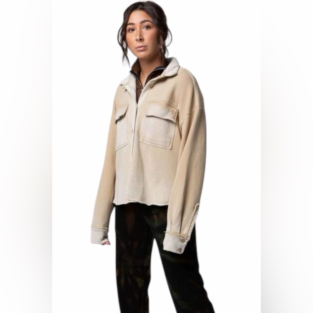 Cotton Citizen – Brooklyn Buttondown Shirt Vintage Sand Dune – Beige – Size XL